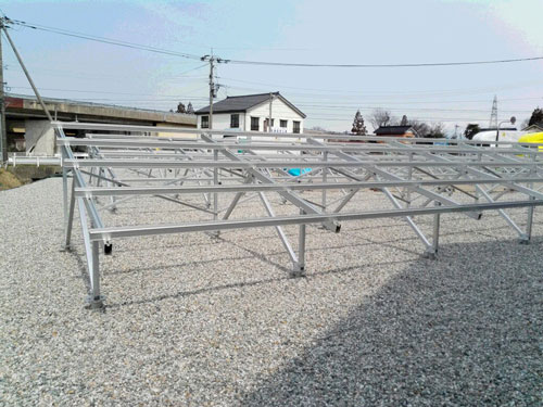 富山　黒部市　富山県東部 株式会社 劔　ソーラーパネル設置